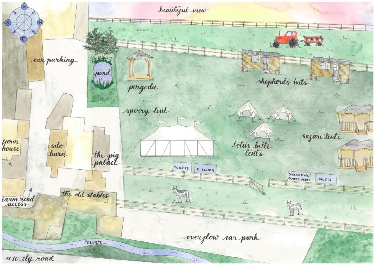 קאמברידג' Fenland Retreats At Willow Grange Farm מראה חיצוני תמונה